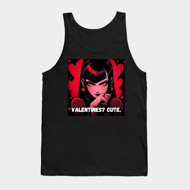 Femme Fatale Valentines Tank Top by DarkSideRunners